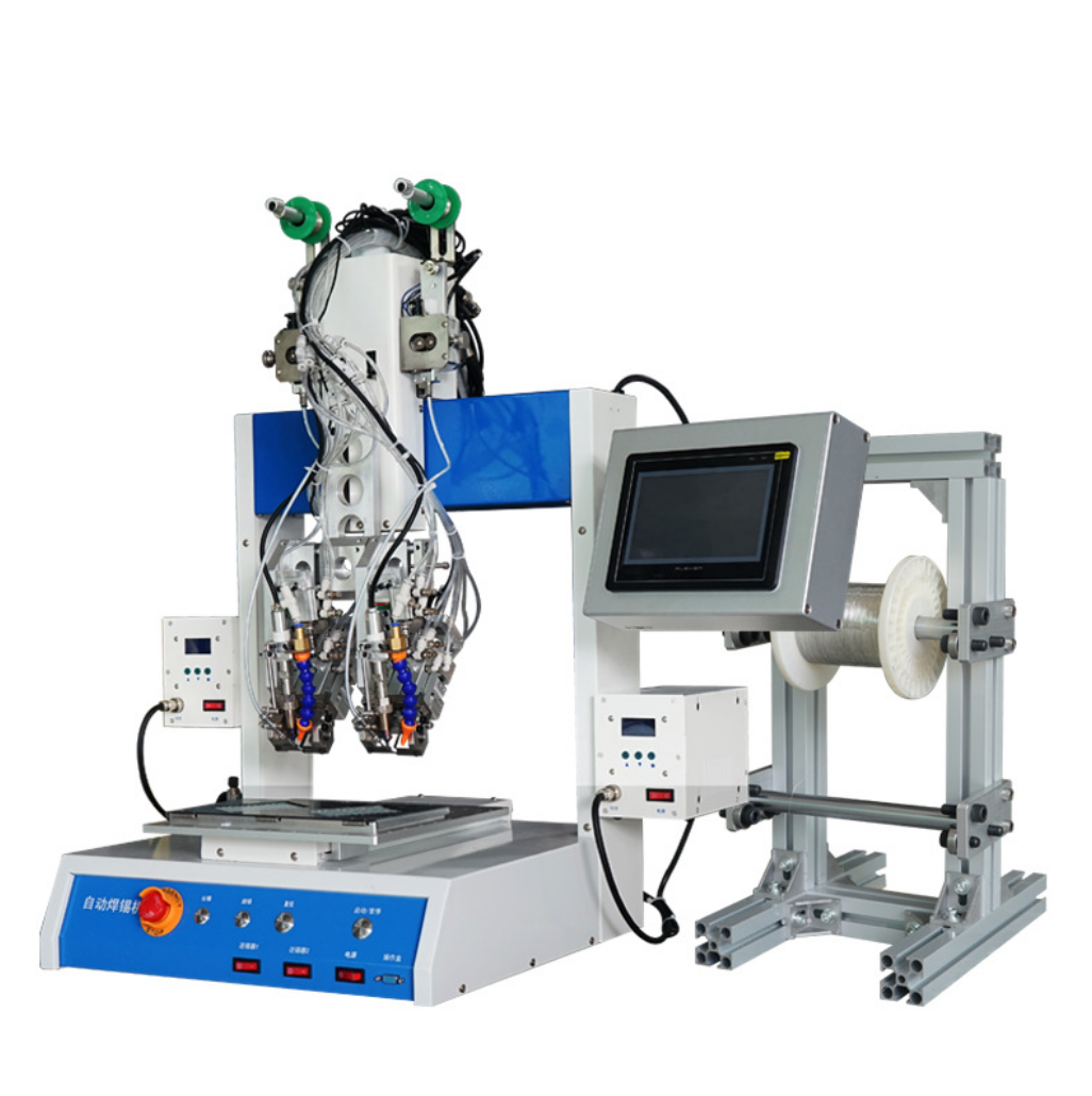 Double Head Automatic Twisting Wire Cutting And Welding Machine